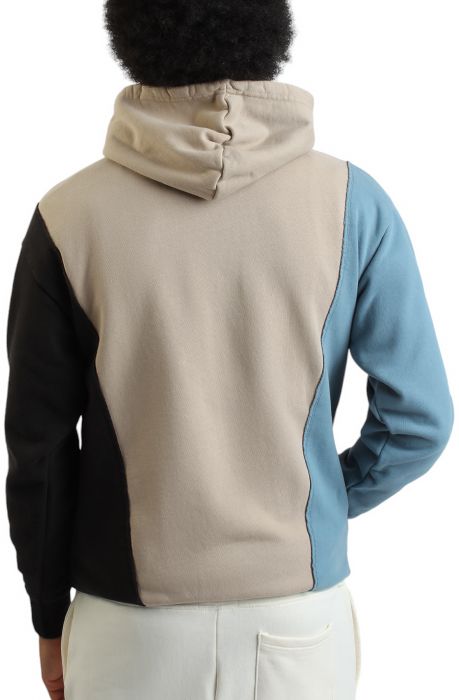 Designer Panel Cut Block Hoodie  Multi Color