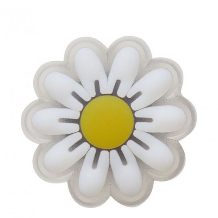 Translucent Daisy Jibbitz White