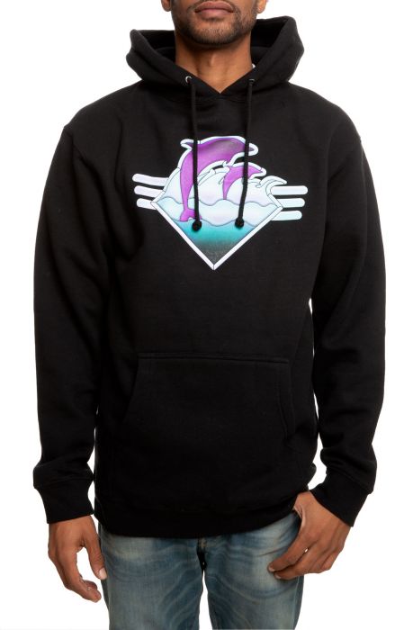 PINK DOLPHIN Waves Pendant Hoodie PS12011HWPBL - Shiekh