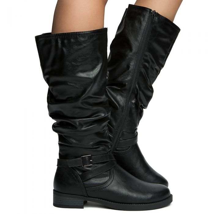 FORTUNE DYNAMICS Dale-S Midcalf Boots FD DALE-S PU BLK - Shiekh
