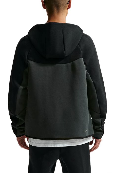 black and neon tech fleece