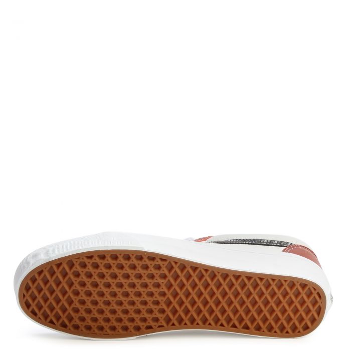 Old Skool White/Sport Red