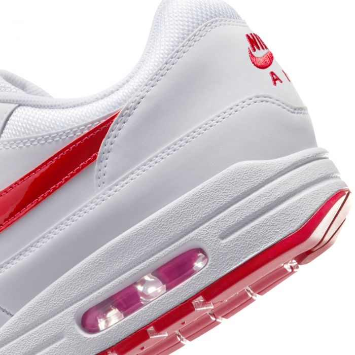 Air Max 1 Premium White/University Red-Playful Pink