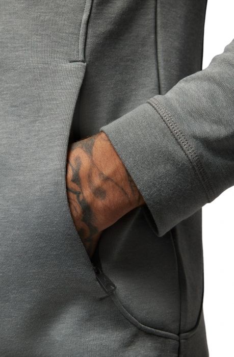 Dri-FIT Sport Air Fleece Full-Zip Hoodie Dk Grey Heather/Black