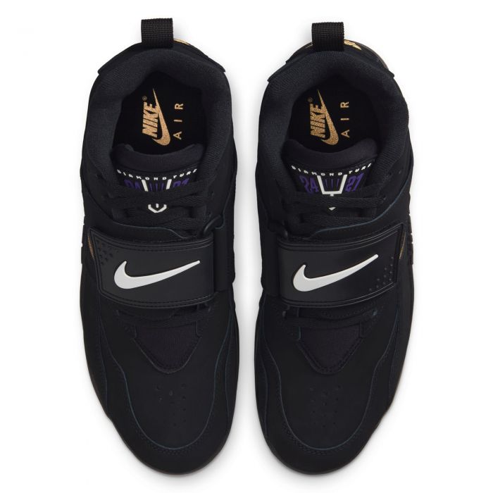 Deion Sanders Nike Air Diamond Turf Black/White-Club Purple-Metallic Gold