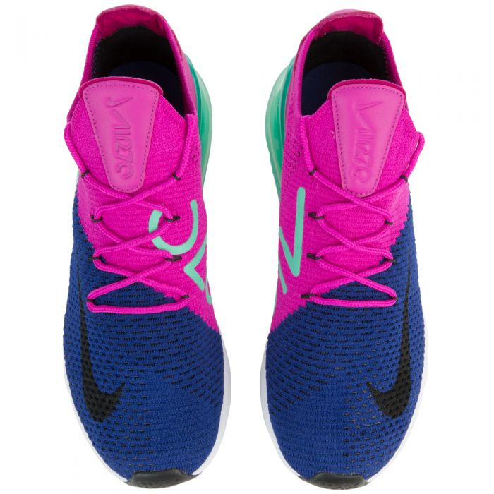 AIR MAX 270 FLYKNIT DEEP ROYAL BLUE/BLACK/FUCHSIA FLASH