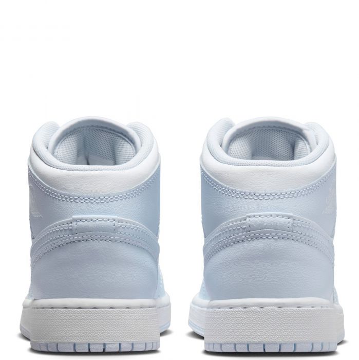 Grade School Air Jordan 1 Mid Cobalt Bliss/White-Neutral Grey