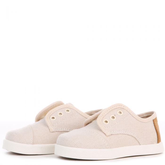 Toms for Toddlers: Natural Burlap Paseo Sneaker Natural