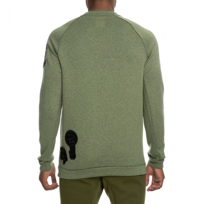 TCH Fleece Crew PALM GREEN/HTR/LEGION GREEN/BLACK
