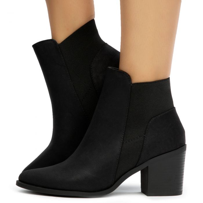 FORTUNE DYNAMICS Edith-S Ankle Booties FD EDITH-S-BLK - Shiekh