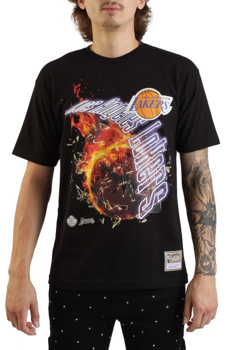 NBA Los Angeles Lakers Blaze T-Shirt  Black