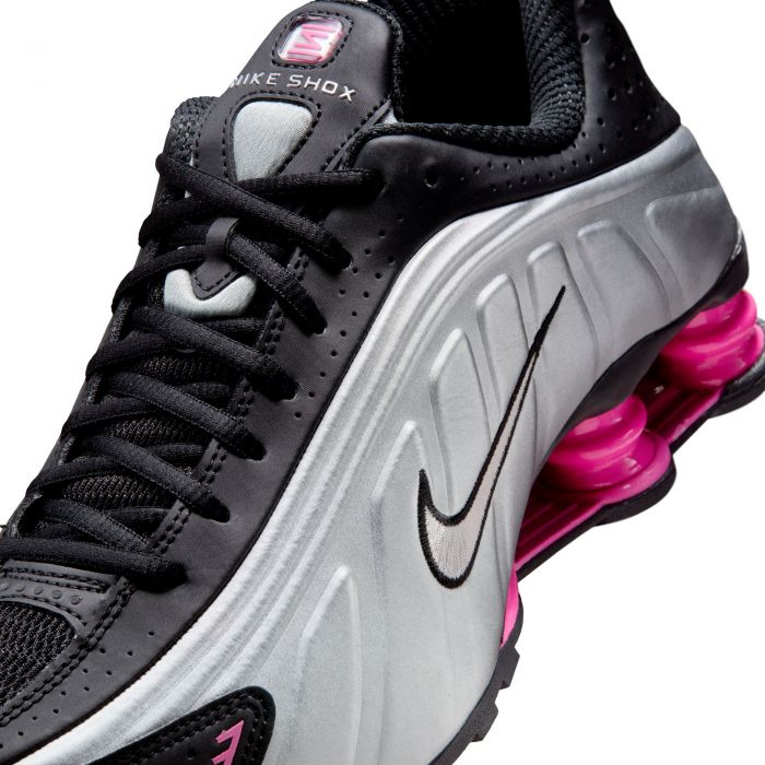 Shox R4 Black/Metallic Silver-Pinksicle