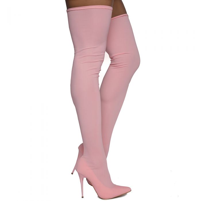 Women's Amelie Thigh-High Boots Pink