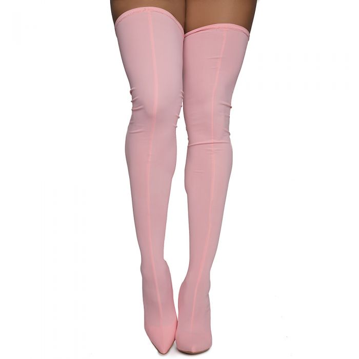 Women's Amelie Thigh-High Boots Pink