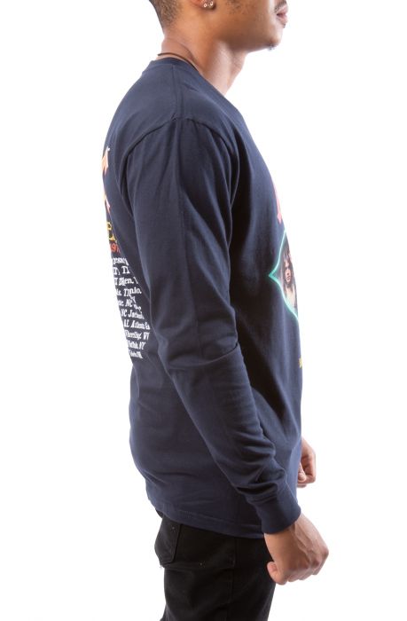 Highway To Hell Long Sleeve Tee Navy