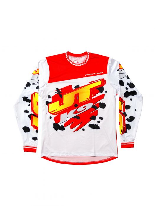 Dalmatian K9 Red Jersey  (Red, White) Red and White