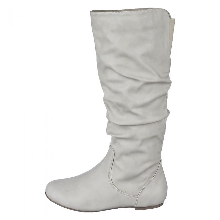 white boots flats