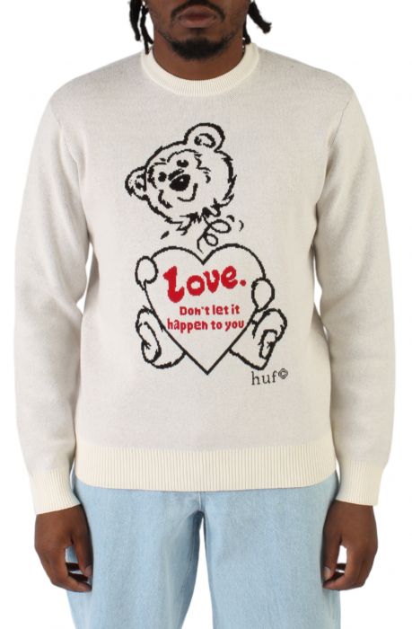 HUF Bad News Crewneck Sweater KN00463 - Shiekh