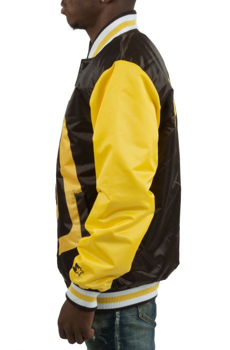 San Diego Padres Blown Up Logo Jacket Brown/Yellow