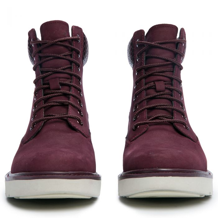 Women's Kenniston 6 In Boot DARK RED NUBUCK/VALVET COLLAR