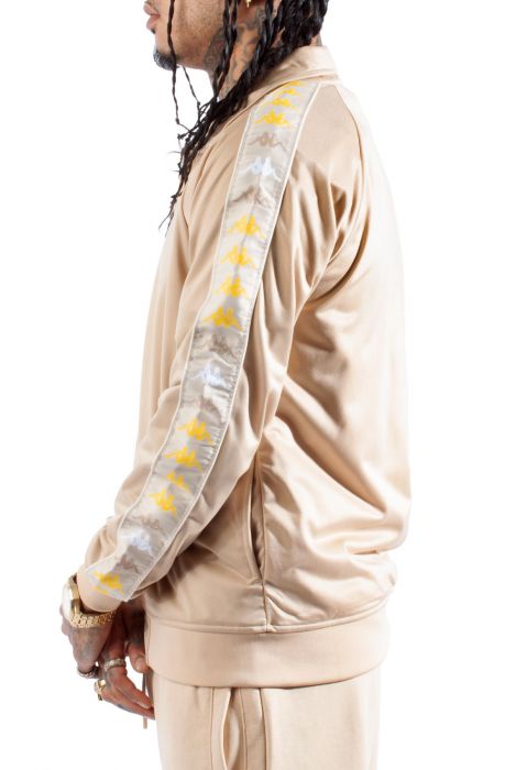 222 Banda Dullo 2 Track Jacket Beige Irish-Beige Almond-Yellow Banana-White Bright