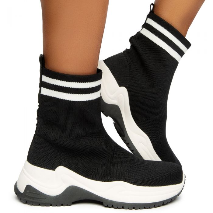 SHIEKH EMMA STOCKING SNEAKERS EMMA-BLK - Shiekh