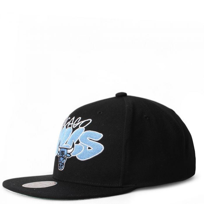 NBA Throw Down Snapback Bulls Black