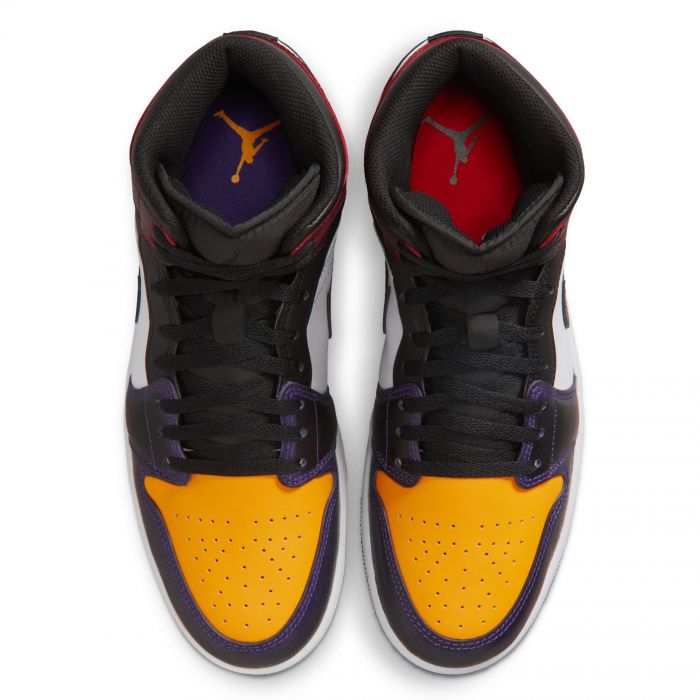 Air Jordan 1 Mid SE True Red/Black-White-Court Purple