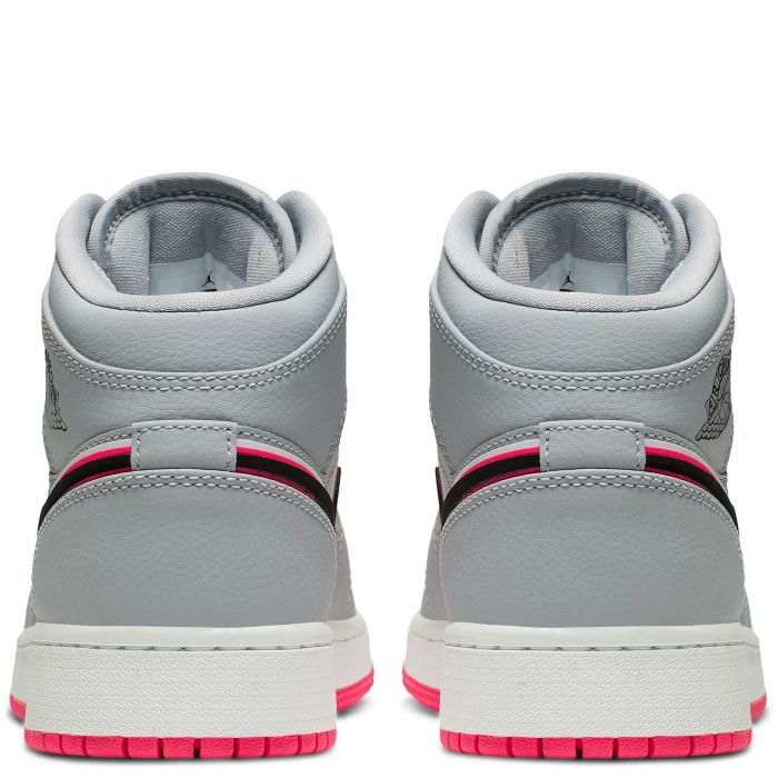 jordan 1 mid wolf grey racer pink black