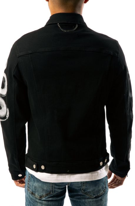Huntington Denim Jacket Black