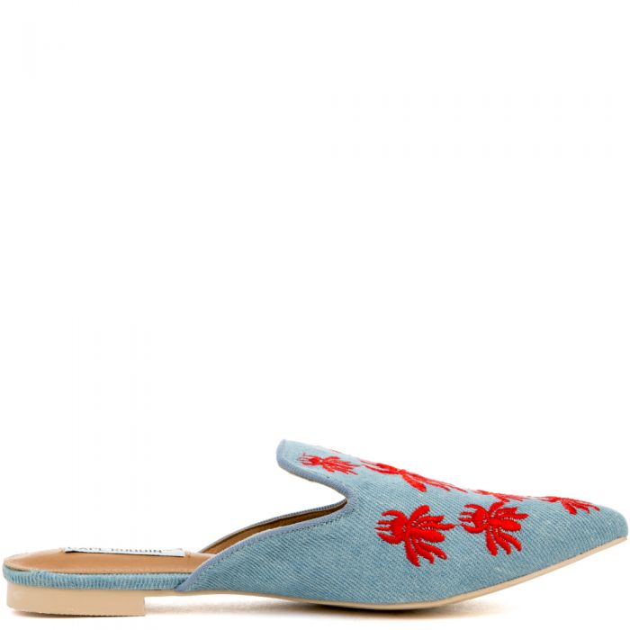 Cape Robbin Cell-18 Blue Mules Denim Blue