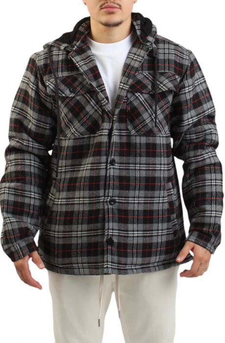 Ultra Heavy Flannel Black/Grey