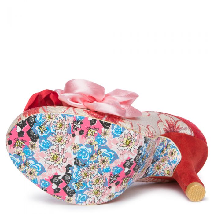 irregular choice peach melba navy