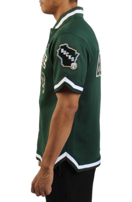 Milwaukee Bucks Warm Up Jersey  Forest Green