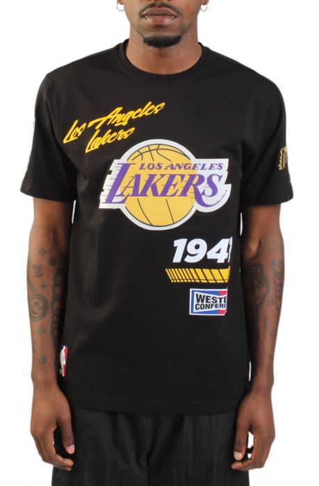 Lakers Fast Lane T-Shirt  Black
