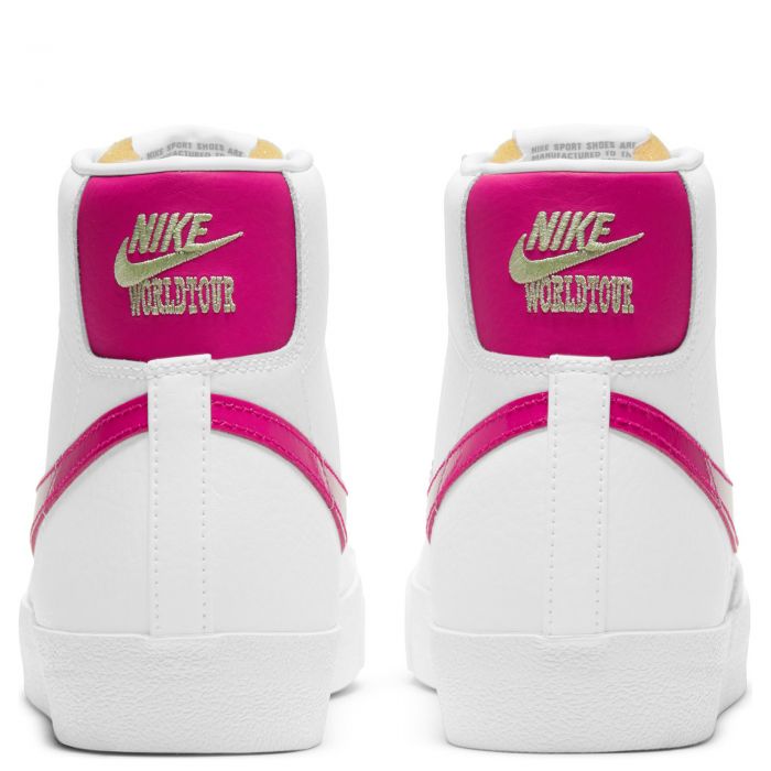 Blazer Mid '77 White/Fireberry/LT Liquid Lime-Black