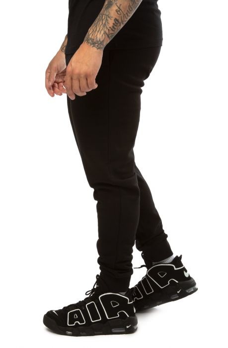 Logo Fleece Zanok Sweatpants Black