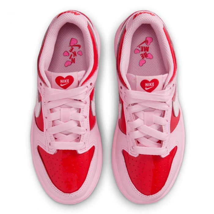Pre-School Nike Dunk Low Pink Foam/Summit White-Lt Crimson
