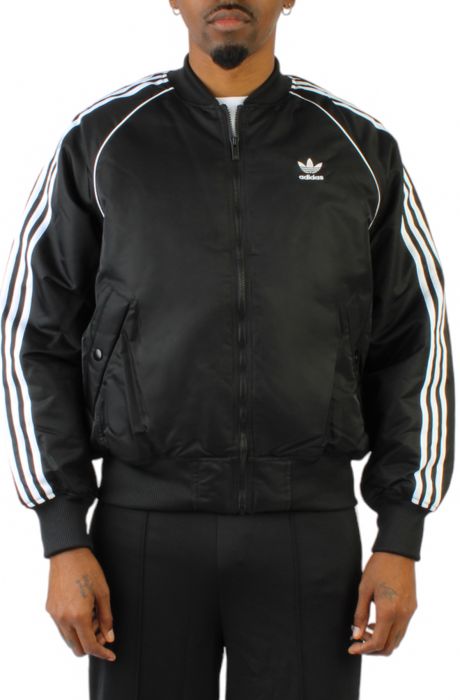 Premium Collegiate Jacket  Black/White