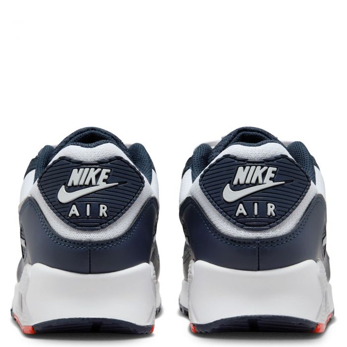 Air Max 90 Obsidian/Pure Platinum-White-Track Red