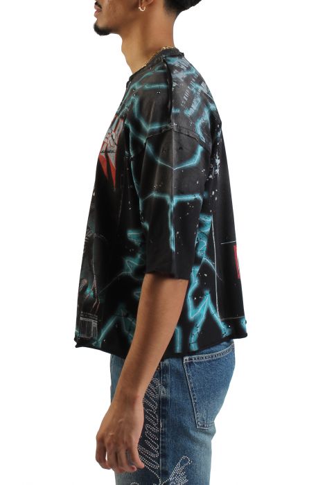 No Longer Human Cropped T-shirt Black