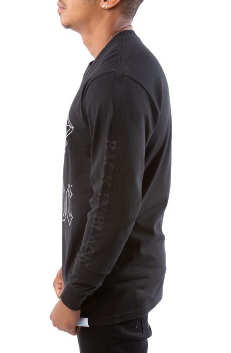 Back In Black Long Sleeve Tee Black