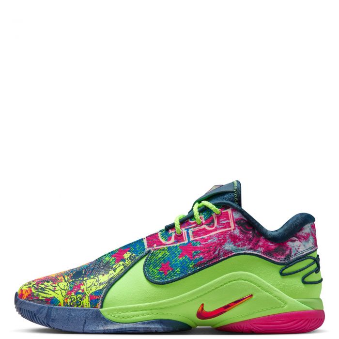 LeBron XXII Blustery/Fireberry-Ghost Green