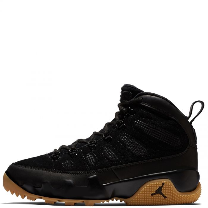 Air Jordan 9 Retro Boots Black/Black-Gum Light Brown