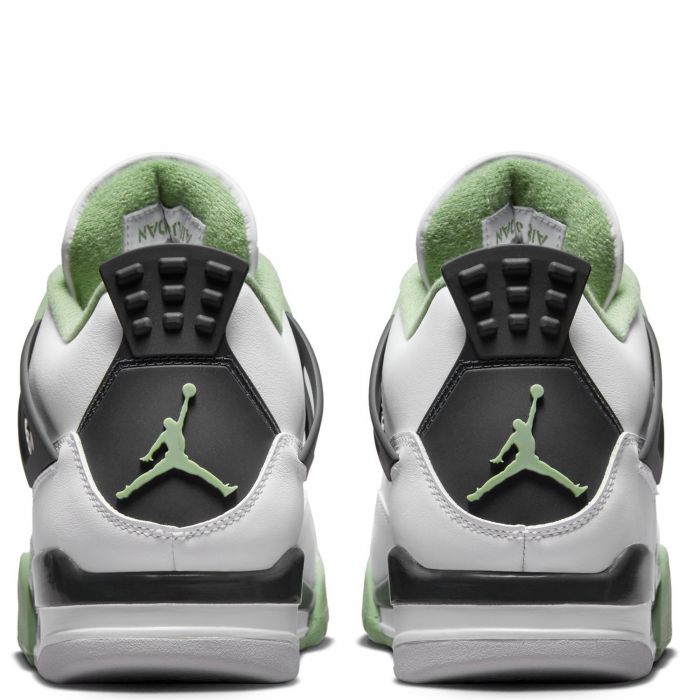 jordan 4 grey and neon green