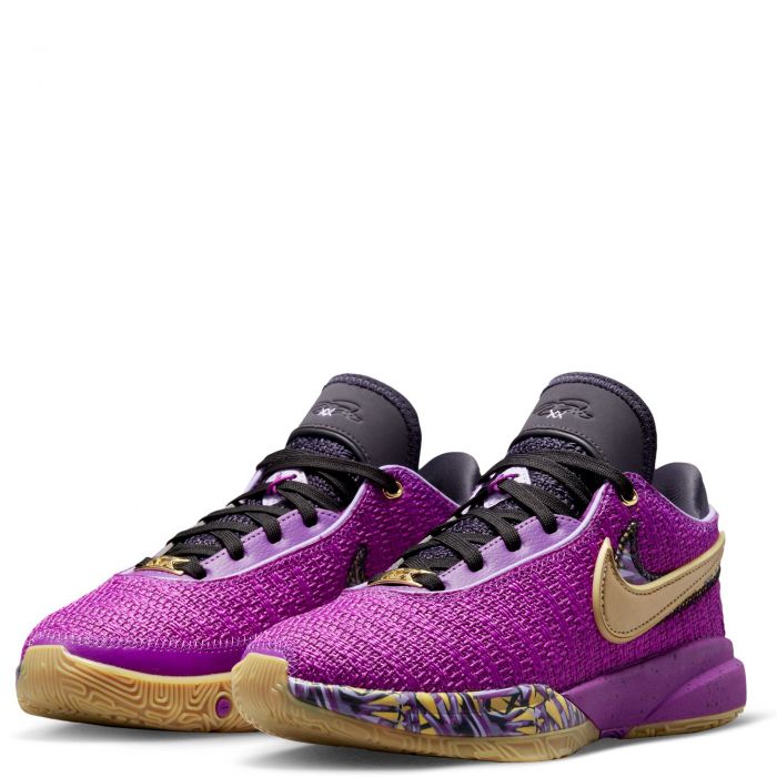 (GS) LeBron 20 SE Vivid Purple/Metallic Gold-Black