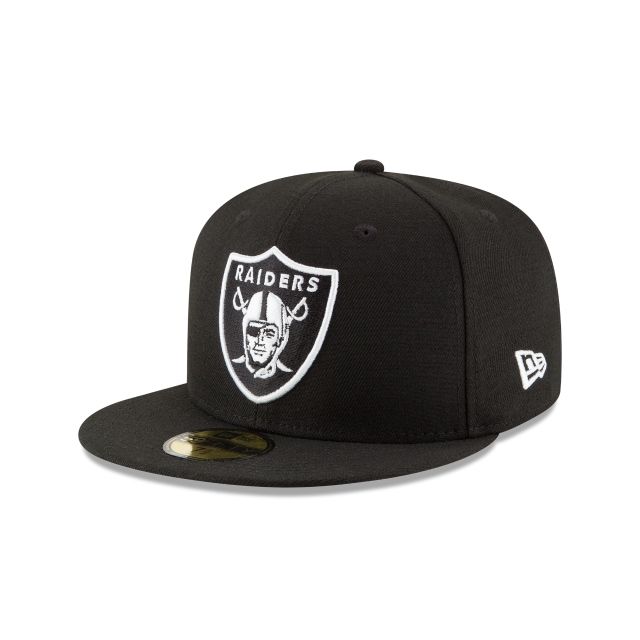 Lids Las Vegas Raiders New Era Chain Stitch Heart 59FIFTY Fitted Hat -  Black