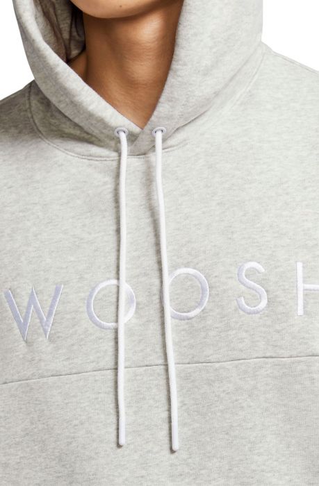 Sportswear Swoosh Pullover Hoodie Grey Heather/White