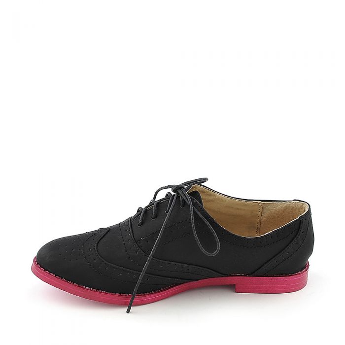 Jennifer-01 Black/Fuchsia