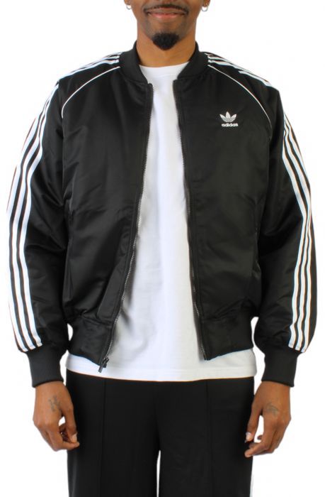 Premium Collegiate Jacket  Black/White